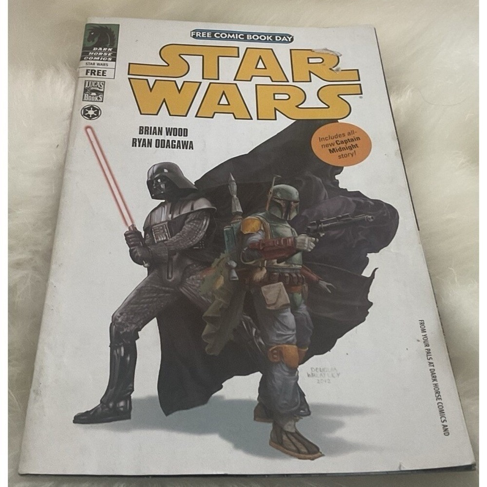 STAR WARS CAPTAIN MIDNIGHT FCBD HIGH GRADE DARTH VADER BOBBA FETT COVER